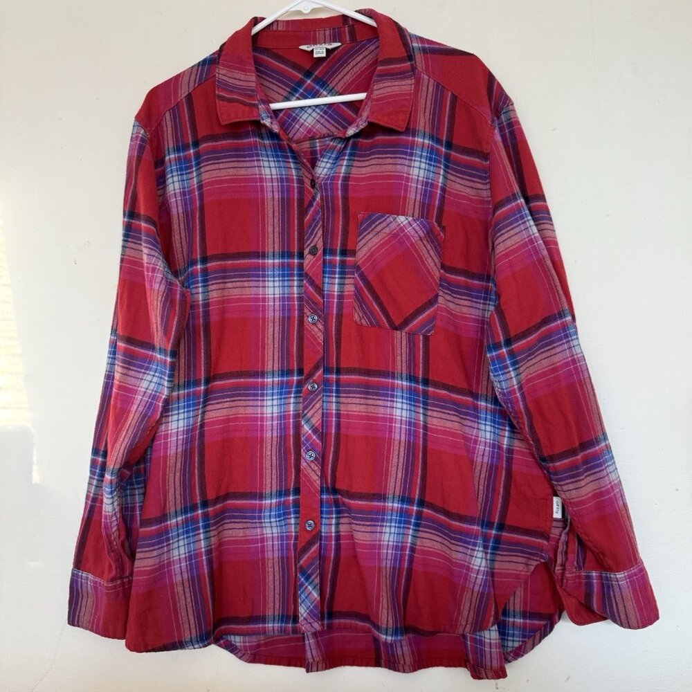 Lot of 3 Orvis Women Button Up Flannel Shirts XXL Plaid Western Cowgirl Outdoor - Picture 4 of 14